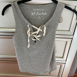 Abercrombie Lace up Tank